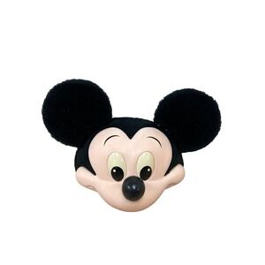 Vintage 1990s Mickey Mouse Head Snapback Baseball Adjustable Hat Disney World